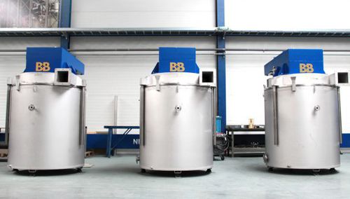 Sécheur à tambour rotatif - B+B Anlagenbau - batch / de nettoyage / compact
