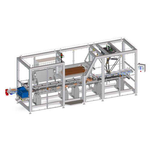 Banderoleuse horizontale - MG Tech - automatique / pour barquettes / pour produits cosmétiques