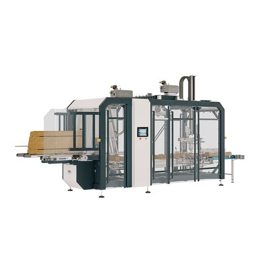Encaisseuse wrap-around - wrap - MG Tech - robotisée / semi-automatique / pour boîtes