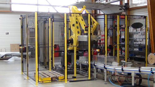 Palettiseur robotisé - MG Tech - pour ligne de production / de fromage / de légumes