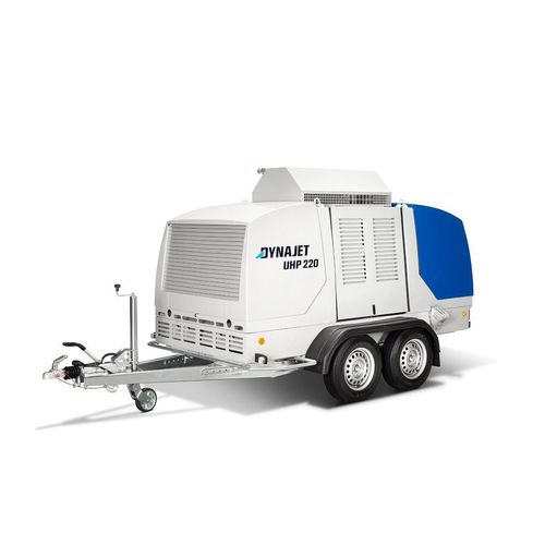 Nettoyeur haute pression à eau froide - UHP 220 2800/27 T Tier2 - DYNAJET GmbH - à moteur diesel / mobile / sur remorque
