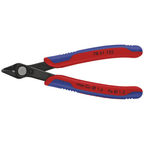 Pince coupante - 78 61 125 - KNIPEX - pour fils / pour câble / pour l'électronique