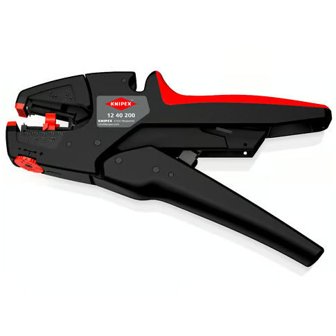 Pince à dénuder auto-ajustable - 12 40 200 - KNIPEX - pour câble / pour fils / en acier