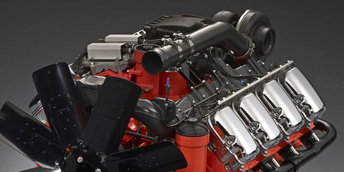 Moteur diesel - DC16 071A - SCANIA Industrial & Marine Engines - à 8 cylindres / turbo / pour groupe électrogène