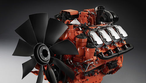 Moteur diesel - DC16 078A - SCANIA Industrial & Marine Engines - à 8 cylindres / turbo / injection directe
