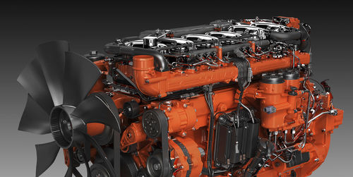 Moteur diesel - DC16 084A - SCANIA Industrial & Marine Engines - à 8 cylindres / turbo / injection directe