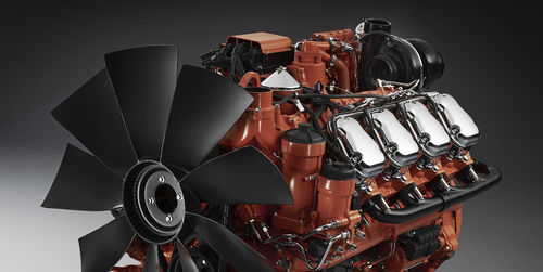 Moteur diesel - DC16 093A - SCANIA Industrial & Marine Engines - à 8 cylindres / turbo / pour groupe électrogène