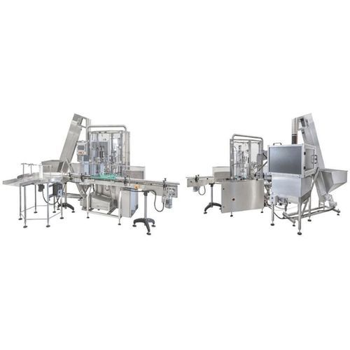 Remplisseuse capsuleuse automatique - 1000 - Adelphi - pour bouteilles en verre / monobloc / avec trémie d'alimentation