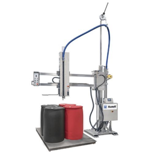Remplisseuse semi-automatique - Adelphi - de fûts / IBC / pour liquides à haute viscosité