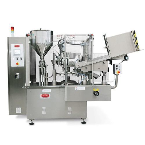 Remplisseuse operculeuse à commande électrique - TGM S420 - Adelphi - entièrement automatique / pour tubes / pour produits pâteux