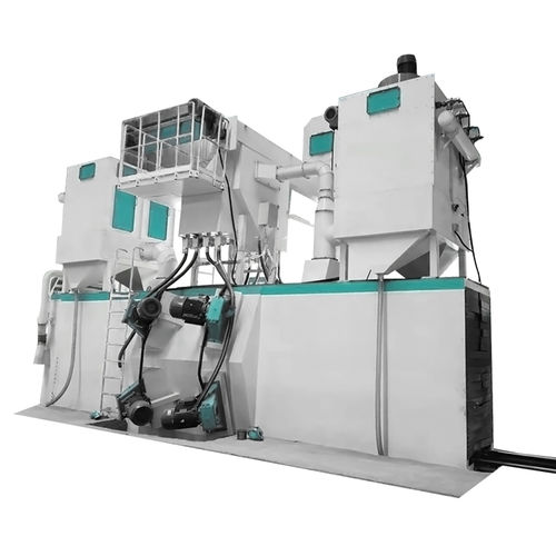 Grenailleuse à convoyeur à rouleaux - SHANDONG KASRY INTELLIGENT EQUIPMENT CO.,LTD - pour métal / automatique