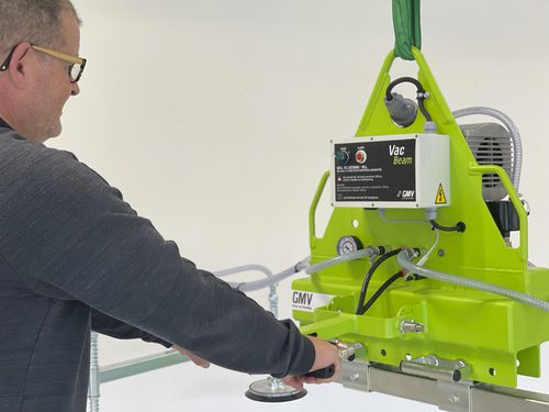 Palonnier à ventouse pour l'industrie - VacBeam Medium - GMV Handling A/S - pour charges lourdes / réglable / électrique