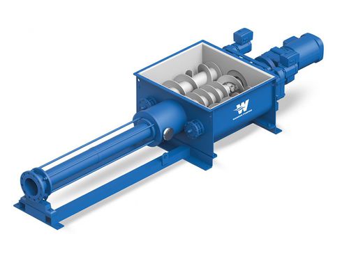 Pompe à vis excentrée - KL-R Triplex - WANGEN PUMPS - à boue / avec moteur électrique / auto-amorçante