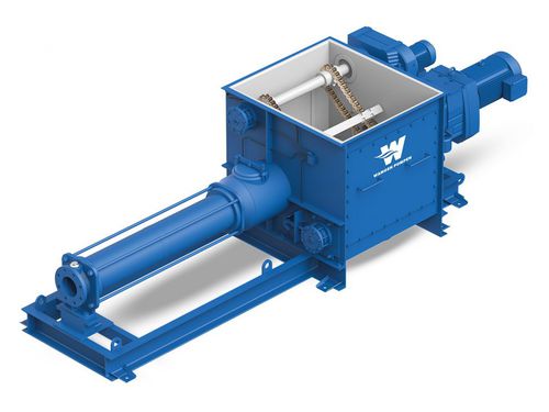 Pompe à vis excentrée - KL-RQ - WANGEN PUMPS - à boue / avec moteur électrique / auto-amorçante