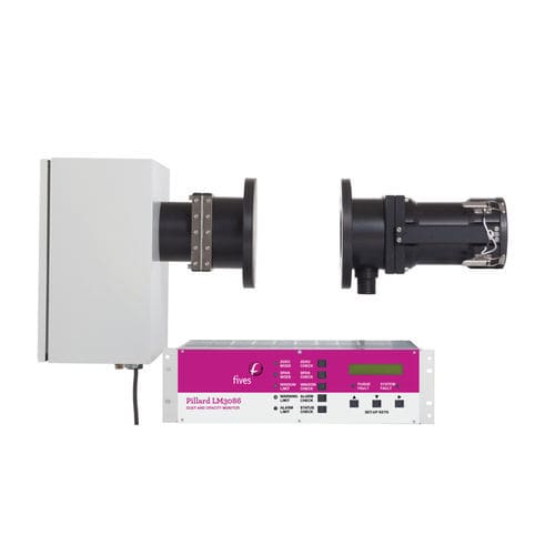 Système de surveillance de concentration de poussières et d'opacité - Pillard LM3086 SE - FIVES PILLARD - laser