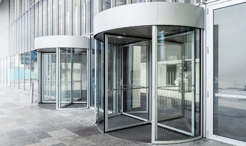 Porte tournante - TSA 325 NT - Geze GmbH - vitrée / pour l'extérieur / automatique