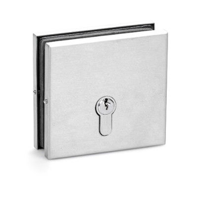 Serrure à clé - PL 55 - Geze GmbH - pour porte à battant / en acier inoxydable