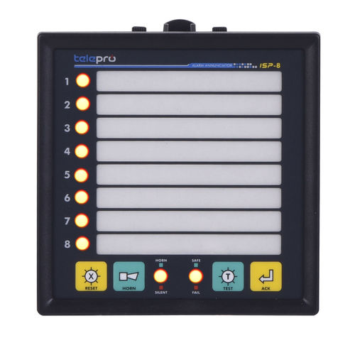 Indicateur d'alarme programmable - ISP-8 - Telepro Enerji ve Elektronik Sist.San. Tic. Ltd. St. - 8 entrées numériques