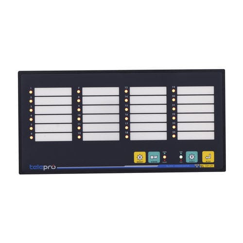 Indicateur d'alarme programmable - ISP-24 - Telepro Enerji ve Elektronik Sist.San. Tic. Ltd. St. - 24 entrées numériques