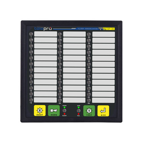 Indicateur d'alarme programmable - ISP-36N - Telepro Enerji ve Elektronik Sist.San. Tic. Ltd. St. - à 36 entrées numériques