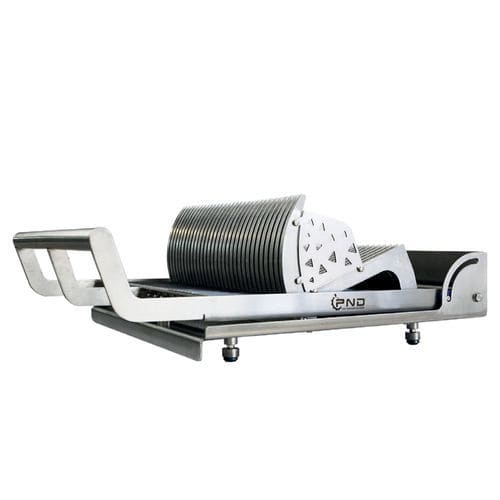 Trancheuse pour fruits et légumes - MWS - PND Fruit Processing Machinery - manuelle / à couteaux / en acier inoxydable