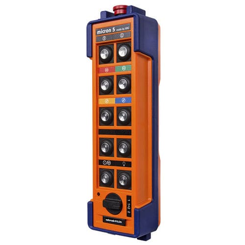 Radiocommande - micron 5 - HBC-radiomatic - à boutons / à commutateur rotatif / industrielle