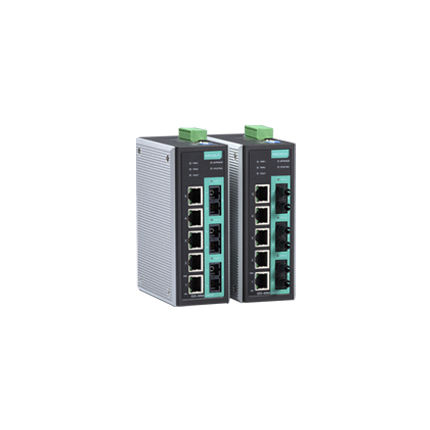 Commutateur Ethernet administrable - EDS-408A 3 - Moxa Europe - 8 ports / de fibre optique