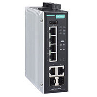 Commutateur Ethernet administrable - EDS-P506E-4PoE series - Moxa Europe - 6 ports / 10/100BaseT(X) / gigabit