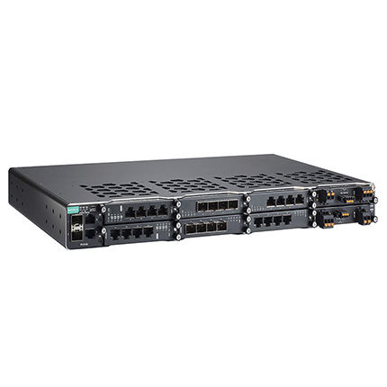 Commutateur Ethernet administrable - PT-G7728 Series - Moxa Europe - 24 ports / 48 ports / gigabit
