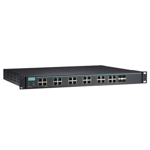 Commutateur Ethernet administrable - IKS-G6524 series - Moxa Europe - 24 ports / rackable / SFP+