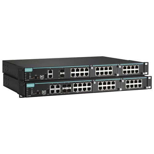 Commutateur Ethernet administrable - IKS-6726A/IKS-6728A Series - Moxa Europe - 24 ports / gigabit / rackable