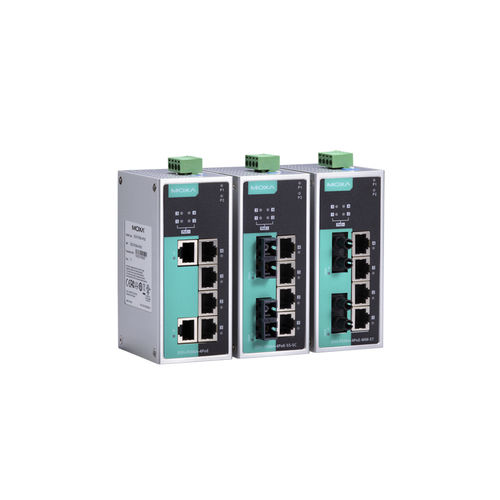 Commutateur Ethernet non administrable - EDS-P206A-4PoE series - Moxa Europe - 6 ports / redondant / PoE