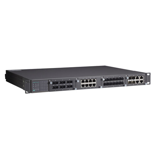 Commutateur Ethernet administrable - PT-7828 series - Moxa Europe - 24 ports / de niveau 3