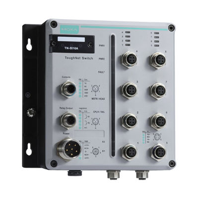 Commutateur Ethernet administrable - TN-5510 series - Moxa Europe - 12 ports / gigabit / redondant