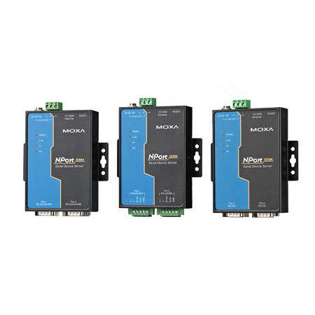 Serveur de périphérique série - 5210A/5230A/5250A series - Moxa Europe - Ethernet / industriel / embarqué