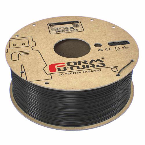 Filament TPU pour imprimante 3D - Python Flex - FormFutura - 1,75 mm / noir / blanc