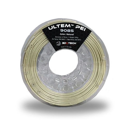 Filament PEI pour imprimante 3D - Ultem™ 9085 - 3DXtech - 1,75 mm / 2,85 mm / blanc