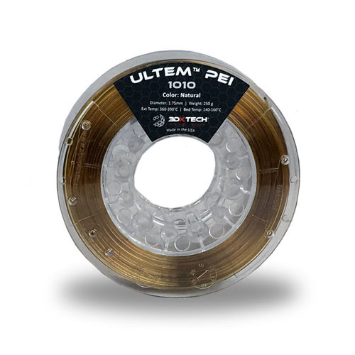 Filament PEI pour imprimante 3D - Ultem™ 1010  - 3DXtech - 1,75 mm / noir