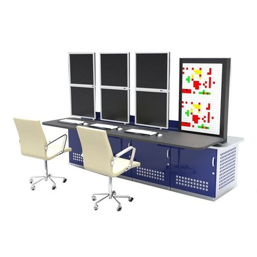 Poste de travail pour salle de contrôle - 3000 series - Bosco srl - informatique / ergonomique / électronique
