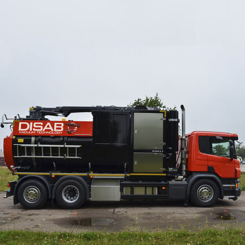 Camion aspirateur - VACTURION DL - DISAB Vacuum Technology - à 4 essieux / à moteur diesel
