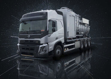 Camion aspirateur - Futurion™ Q10 - DISAB Vacuum Technology - à 4 essieux / pour chantier