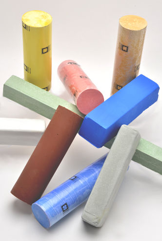 Composé de polissage - CUPRAL / GRISINOX / CHROMA LM / NINOXAL BLEUE / JAUNE B - Merard - de finition