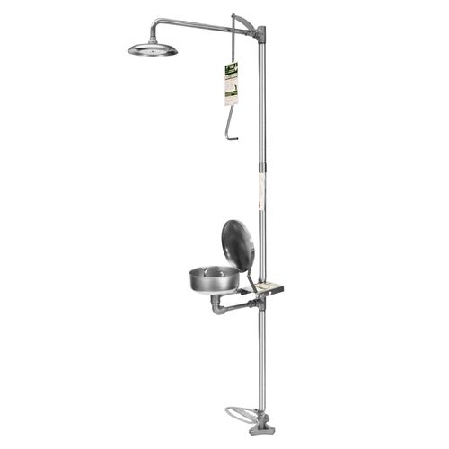 Douche de sécurité sur pied - 6010FUL - EPITECNICA EUROPA, S.L. - avec douche oculaire