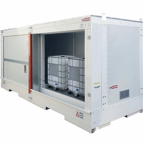Armoire pour conteneur - 72760 - EPITECNICA EUROPA, S.L. - de protection / sur pieds / à portes coulissantes