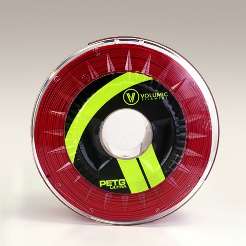 Filament PETG pour imprimante 3D - PETV1132  - Volumic - 1,75 mm / 2,85 mm / rouge