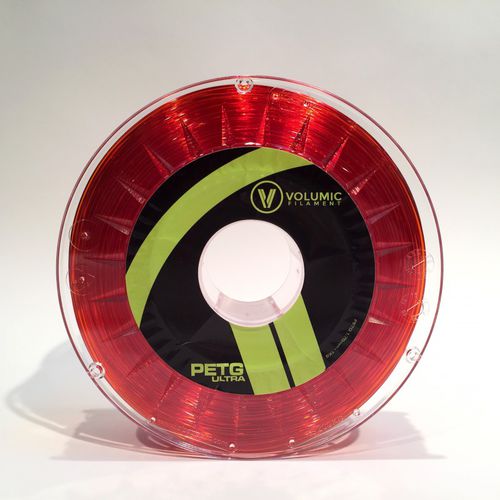 Filament PETG pour imprimante 3D - PETV648  - Volumic - 1,75 mm / 2,85 mm / rouge