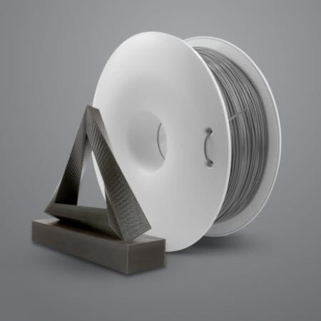 Filament ABS pour imprimante 3D - Fiberlogy - 2,85 mm / 1,75 mm / gris