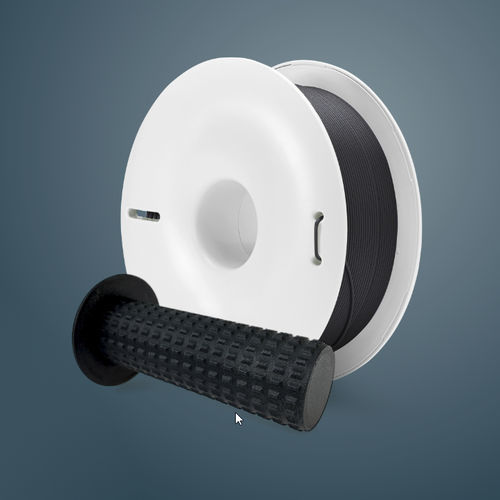 Filament TPU flexible - MattFlex 40D - Fiberlogy - pour imprimante 3D / 1,75 mm / noir