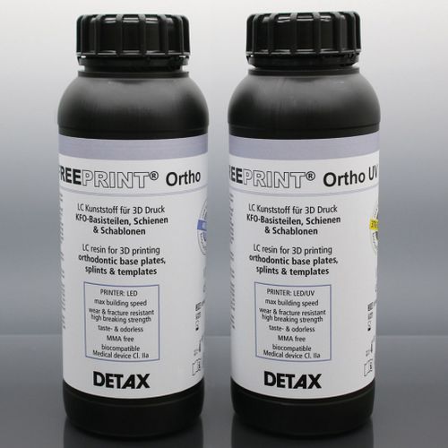 Résine d'impression 3D en polymère - Freeprint® ortho series - DETAX - dentaire / médicale