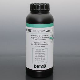 Résine d'impression 3D en silicone - Freeprint® cast 2.0 - DETAX - bleue / pour audioprothèses